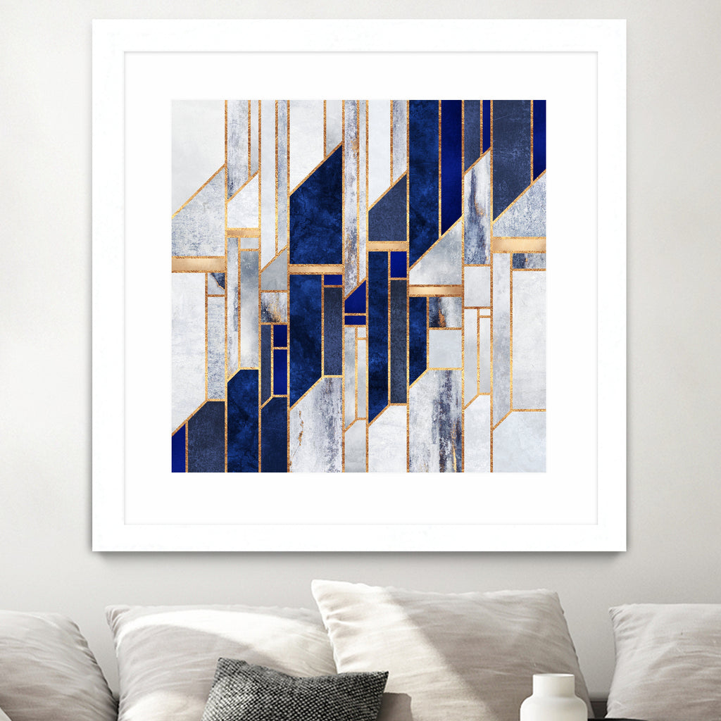 Blue Winter Sky by Elisabeth Fredriksson on GIANT ART - blue digital drawing