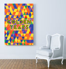 Golden Years by Ralph Frankenberg on GIANT ART - yellow typography