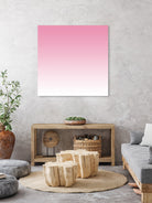 Aria Pink and White Gradient by Leah McPhail on GIANT ART - pink digital painting