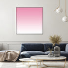 Aria Pink and White Gradient by Leah McPhail on GIANT ART - pink digital painting