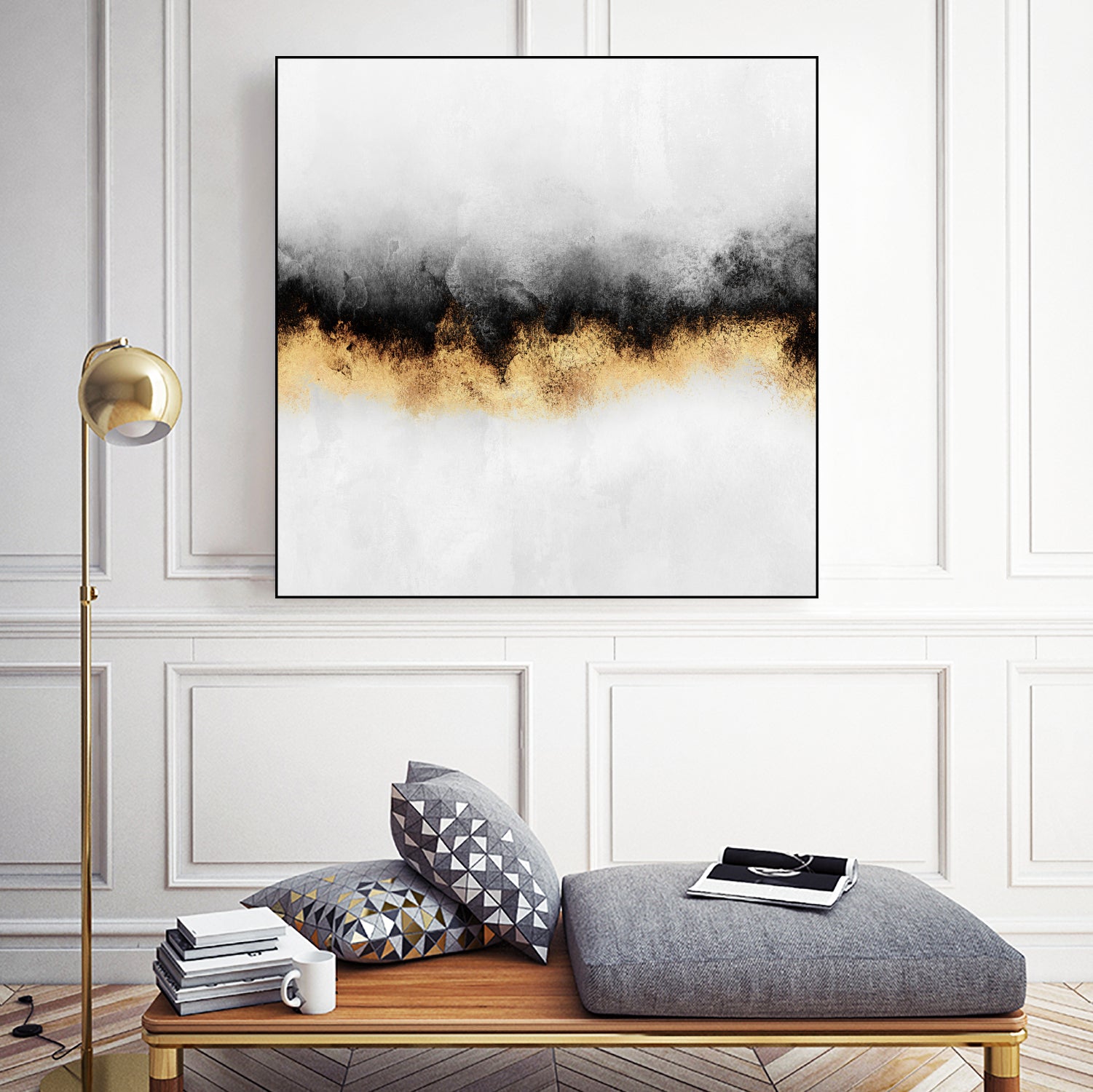 Sky 2 by Elisabeth Fredriksson on GIANT ART - gray mixed media