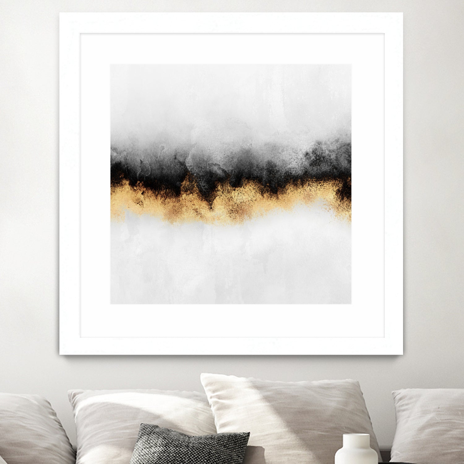 Sky 2 by Elisabeth Fredriksson on GIANT ART - gray mixed media