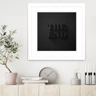 THE END by Daniel Coulmann on GIANT ART - black typography