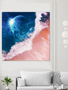 Rebel wave by Jorge Luis Miraldo on GIANT ART - blue digital painting