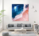 Rebel wave by Jorge Luis Miraldo on GIANT ART - blue digital painting