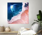 Rebel wave by Jorge Luis Miraldo on GIANT ART - blue digital painting