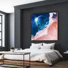 Rebel wave by Jorge Luis Miraldo on GIANT ART - blue digital painting