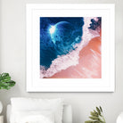 Rebel wave by Jorge Luis Miraldo on GIANT ART - blue digital painting