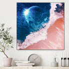 Rebel wave by Jorge Luis Miraldo on GIANT ART - blue digital painting