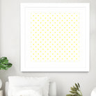 Small Yellow Polka Dots Pattern by David Kessler on GIANT ART - yellow digital painting