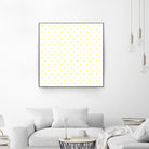 Small Yellow Polka Dots Pattern by David Kessler on GIANT ART - yellow digital painting