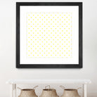 Small Yellow Polka Dots Pattern by David Kessler on GIANT ART - yellow digital painting