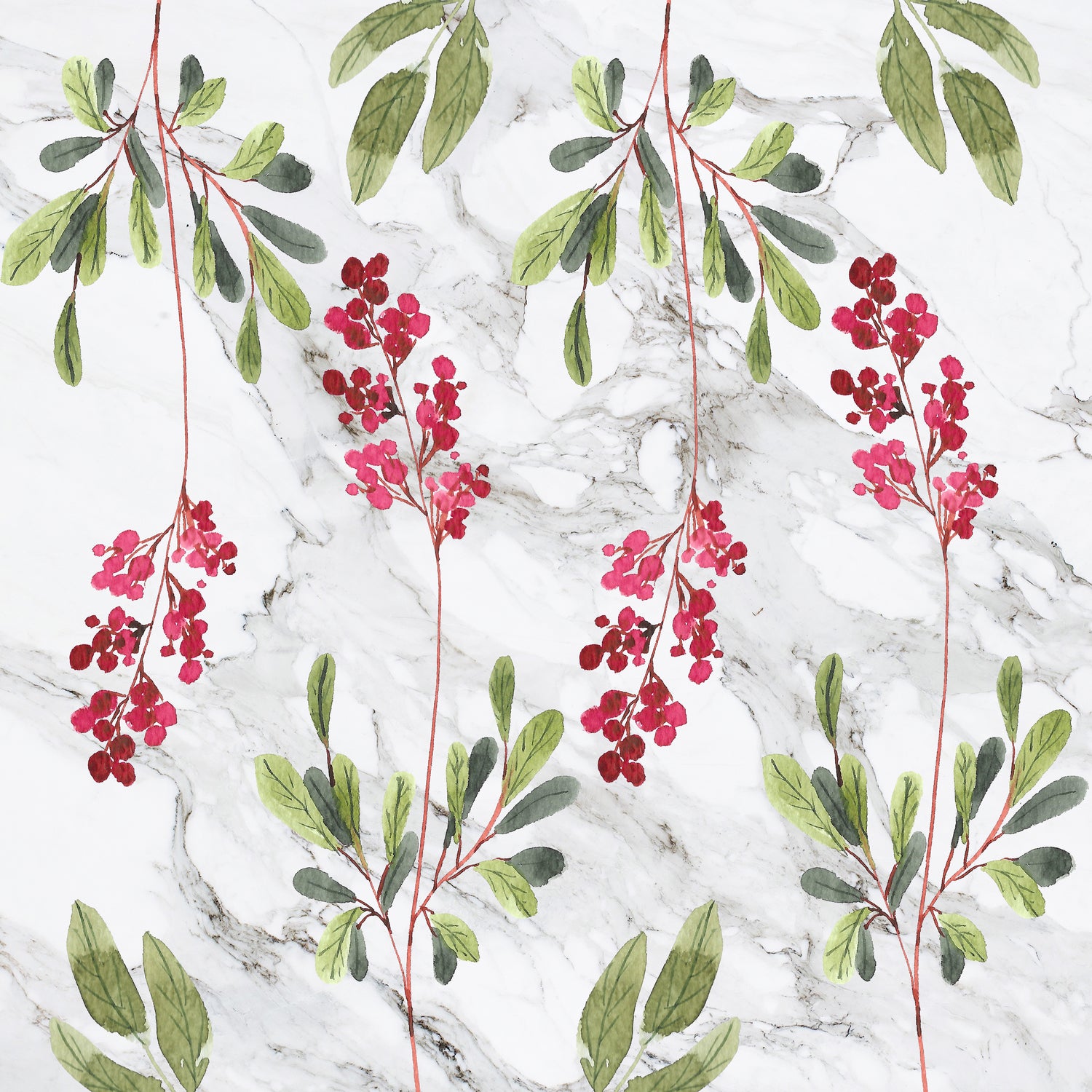 Berries on Marble by Neli Dimitrova on GIANT ART - white photo manipulation