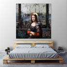 Gioconda by José Luis Guerrero on GIANT ART - gray digital painting