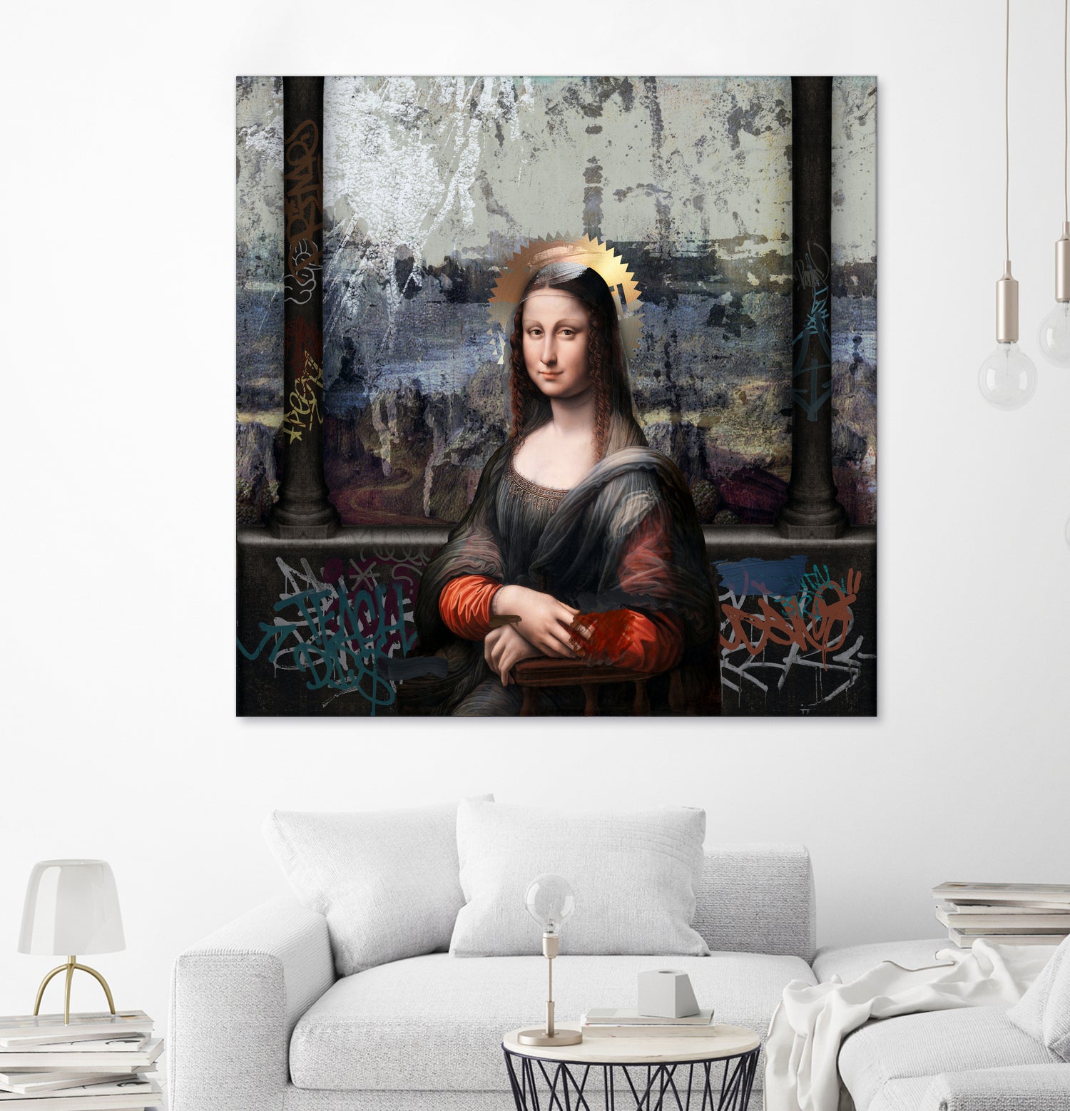 Gioconda by José Luis Guerrero on GIANT ART - gray digital painting