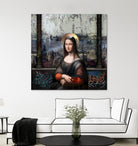 Gioconda by José Luis Guerrero on GIANT ART - gray digital painting