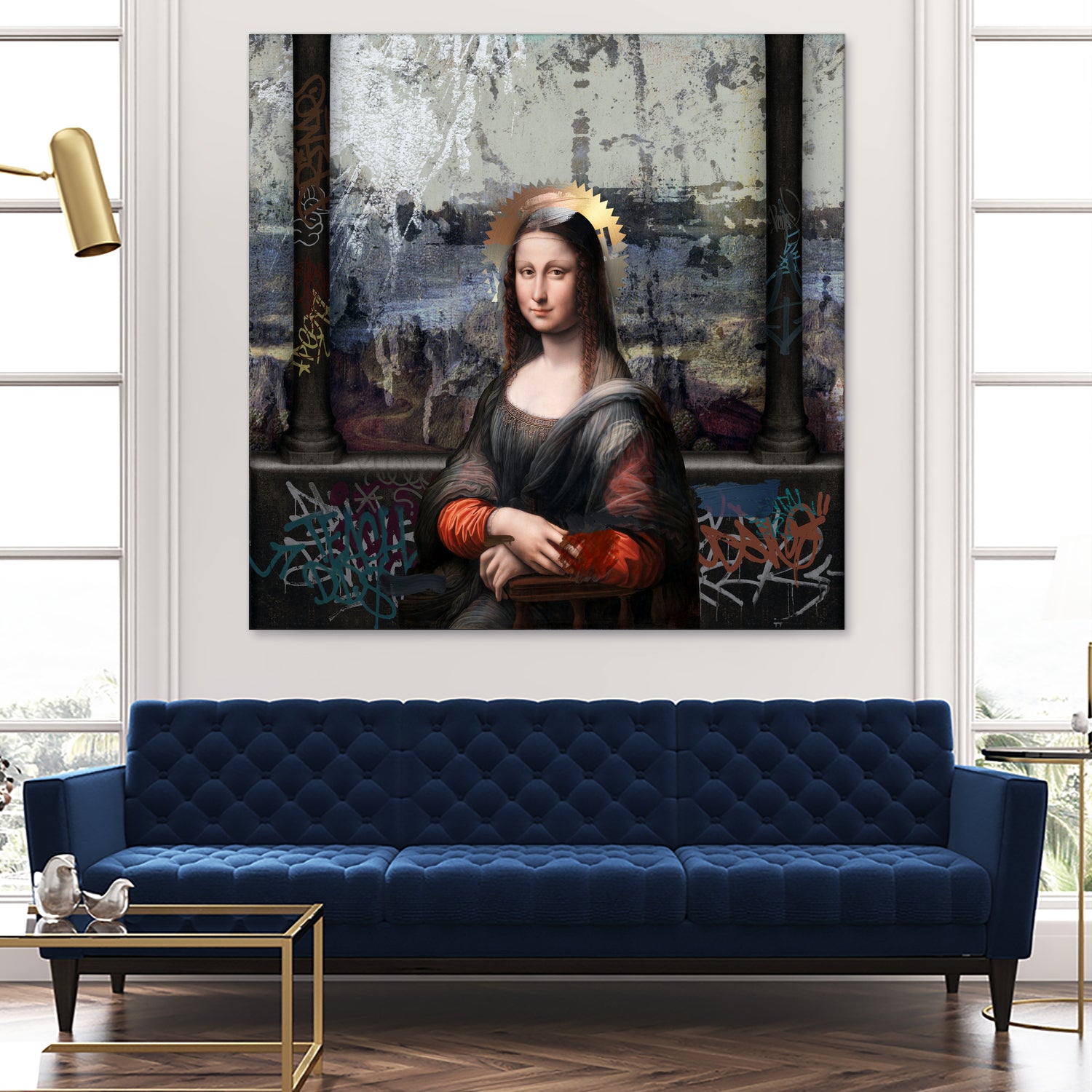 Gioconda by José Luis Guerrero on GIANT ART - gray digital painting