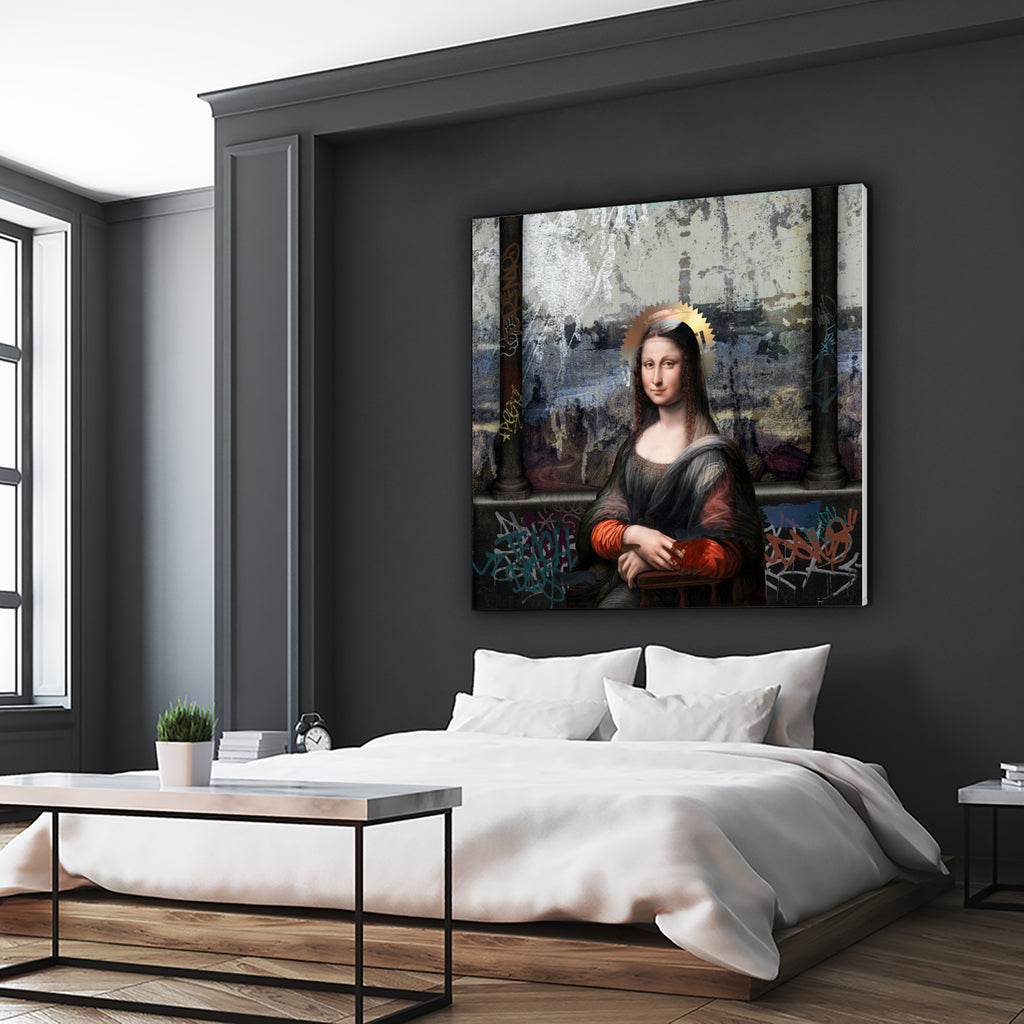 Gioconda by José Luis Guerrero on GIANT ART - gray digital painting