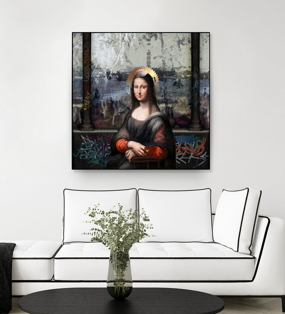 Gioconda by José Luis Guerrero on GIANT ART - gray digital painting