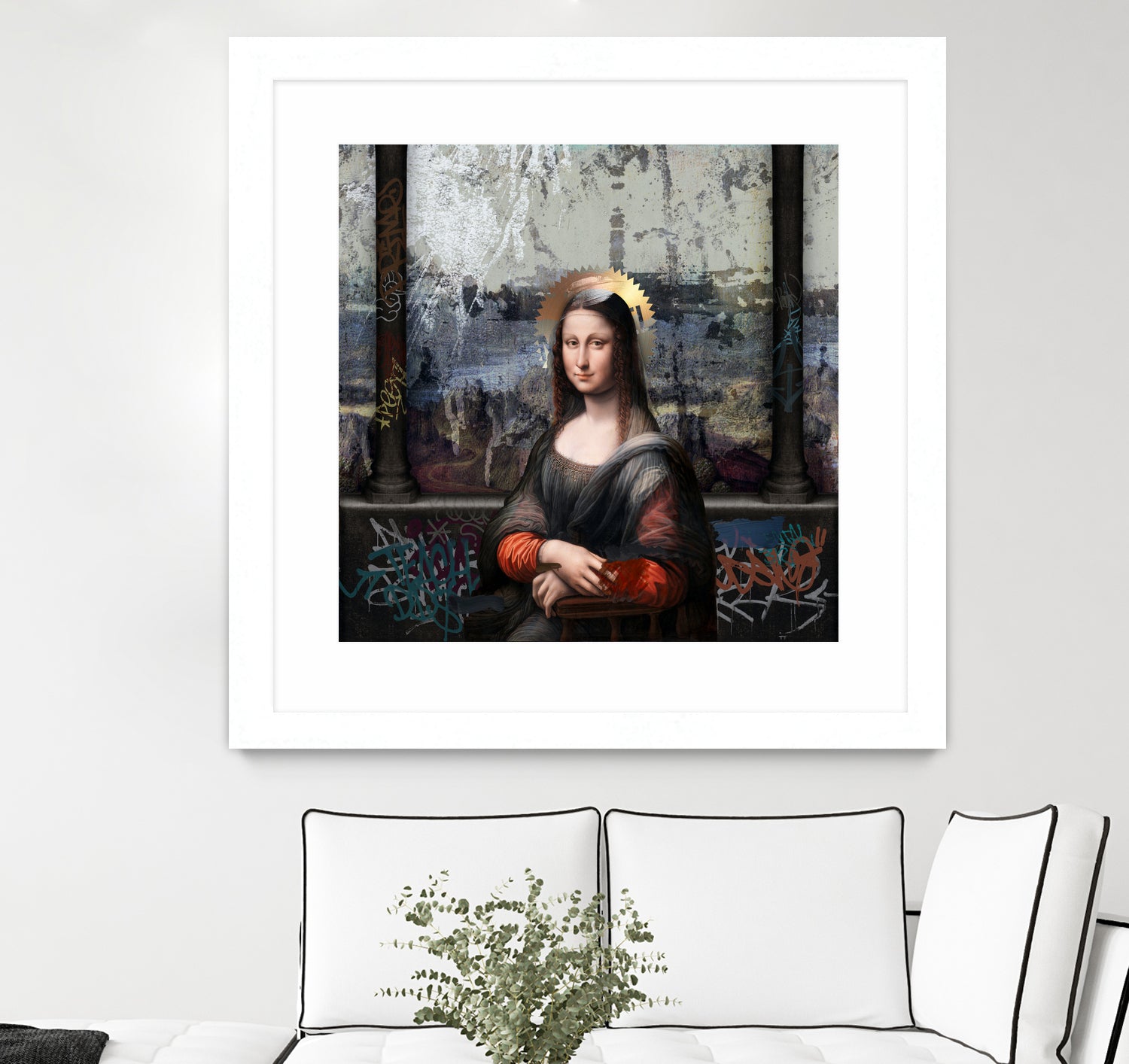 Gioconda by José Luis Guerrero on GIANT ART - gray digital painting