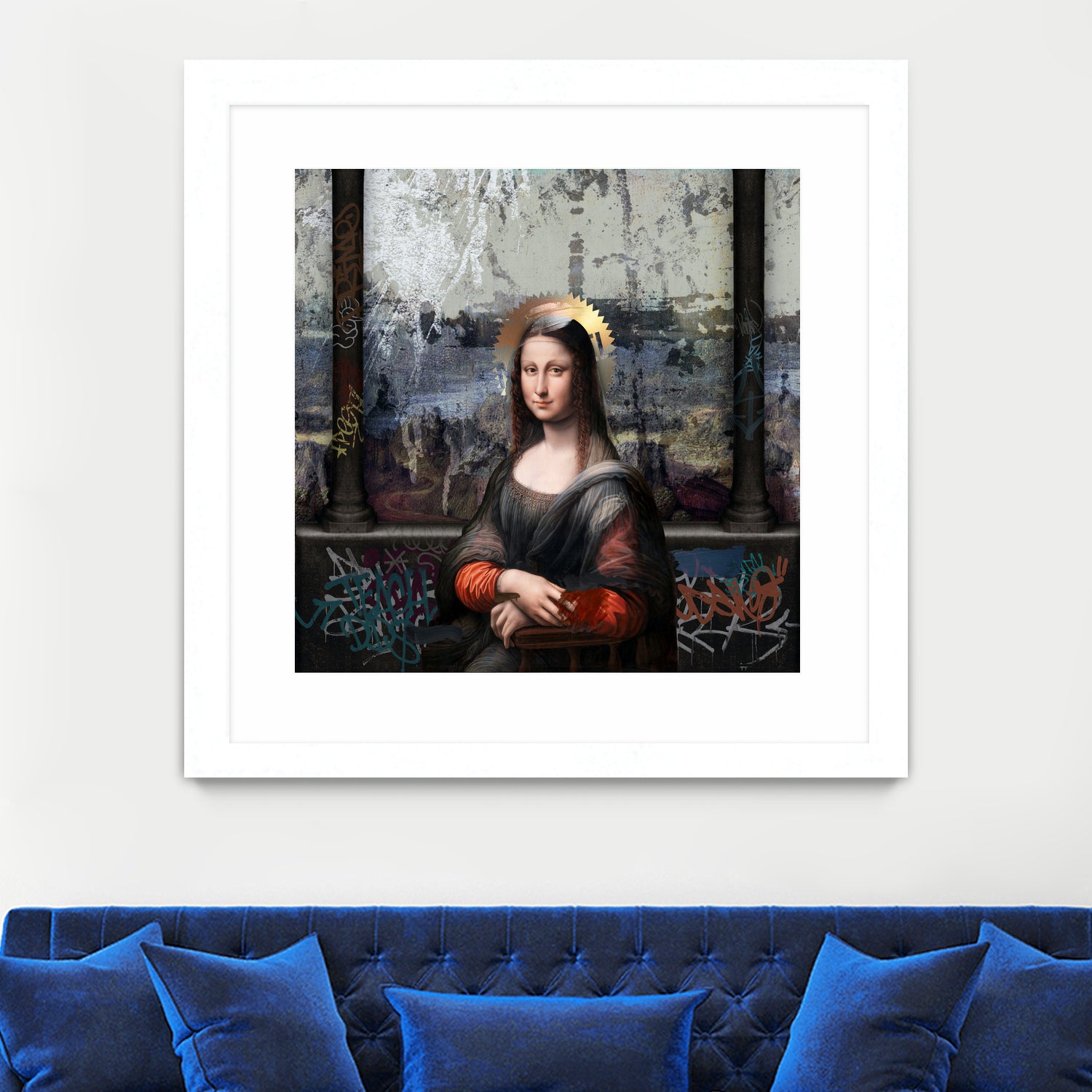 Gioconda by José Luis Guerrero on GIANT ART - gray digital painting