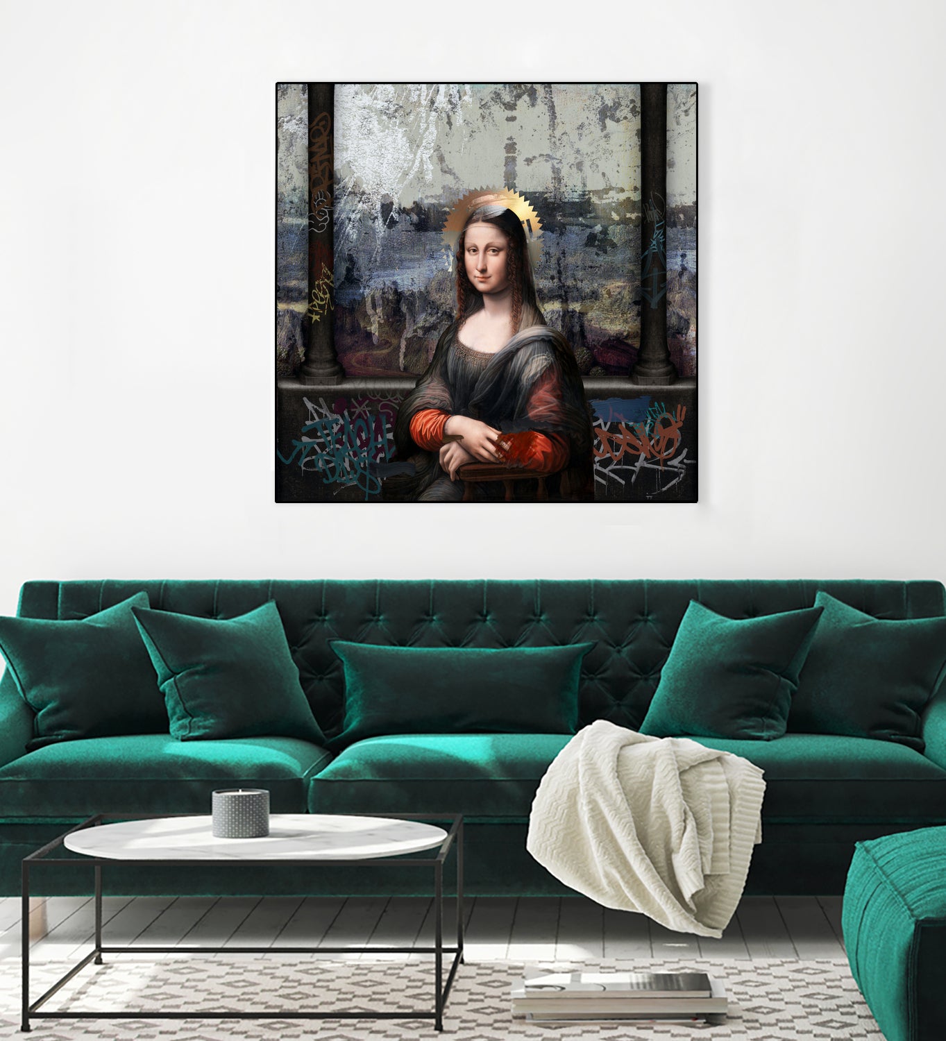 Gioconda by José Luis Guerrero on GIANT ART - gray digital painting