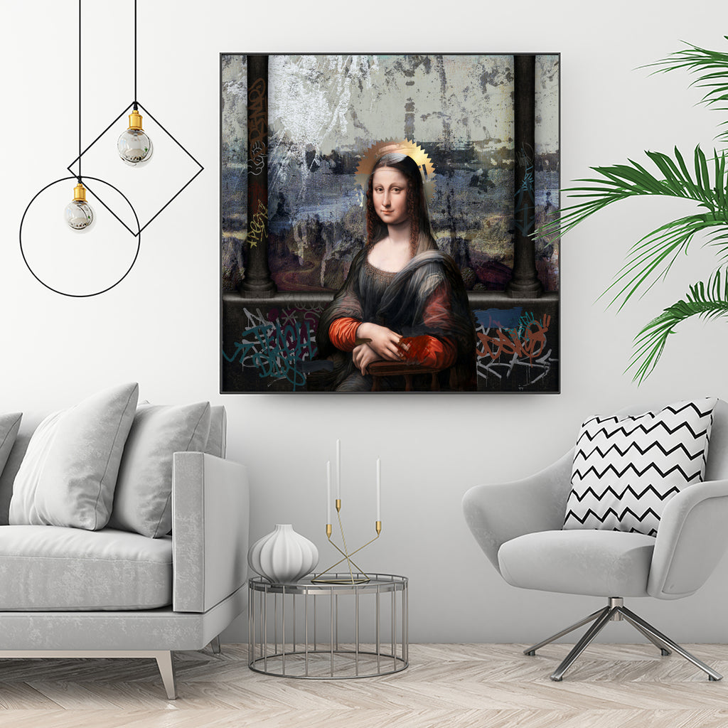 Gioconda by José Luis Guerrero on GIANT ART - gray digital painting