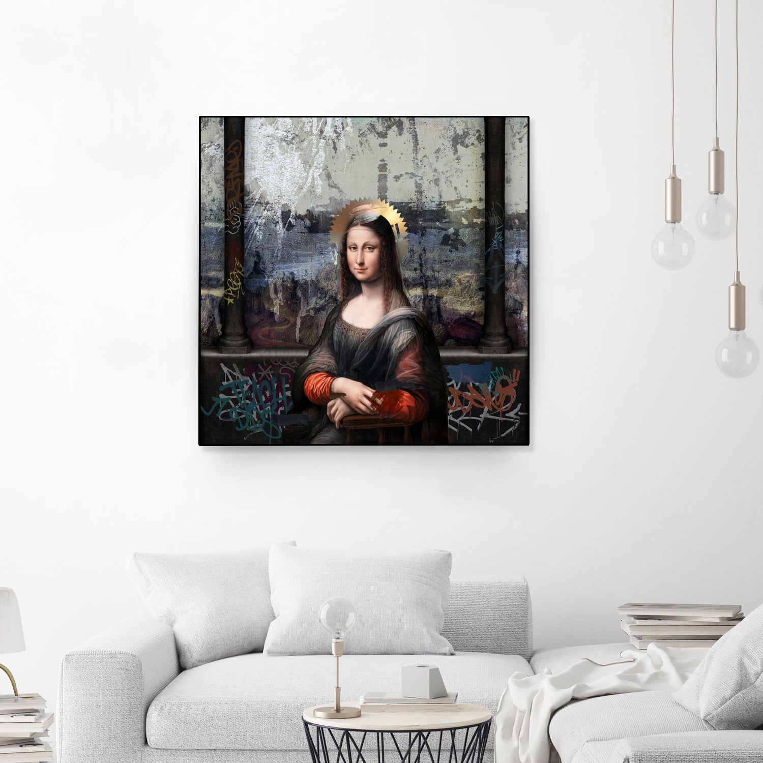 Gioconda by José Luis Guerrero on GIANT ART - gray digital painting