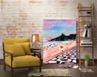 Rio Watercolors - Ipanema by Felipe Navega on GIANT ART - blue digital painting