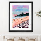 Rio Watercolors - Ipanema by Felipe Navega on GIANT ART - blue digital painting