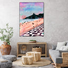 Rio Watercolors - Ipanema by Felipe Navega on GIANT ART - blue digital painting