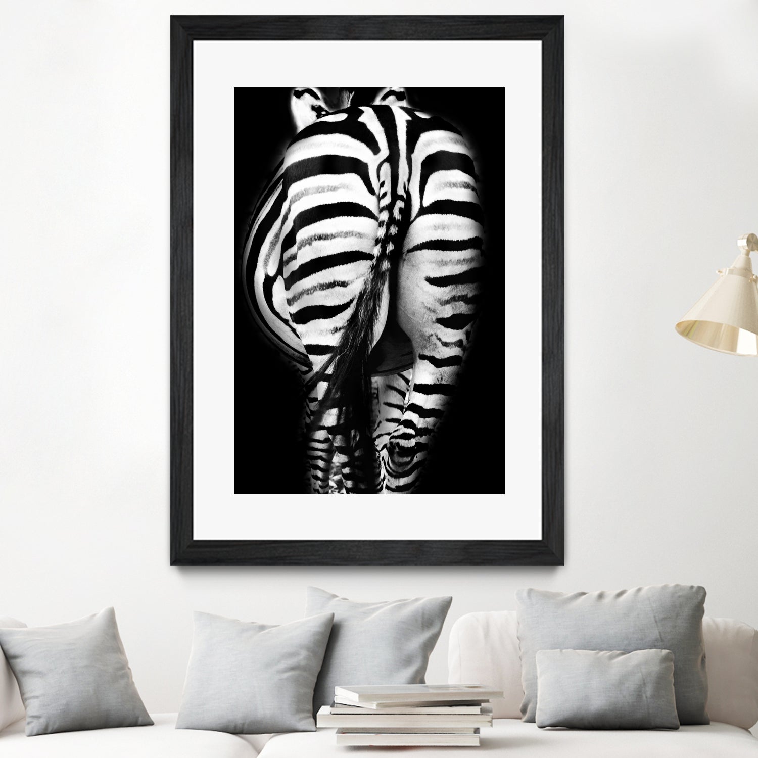 Stripes And Tails Monochrome by Irina Safonova on GIANT ART - gray photo manipulation