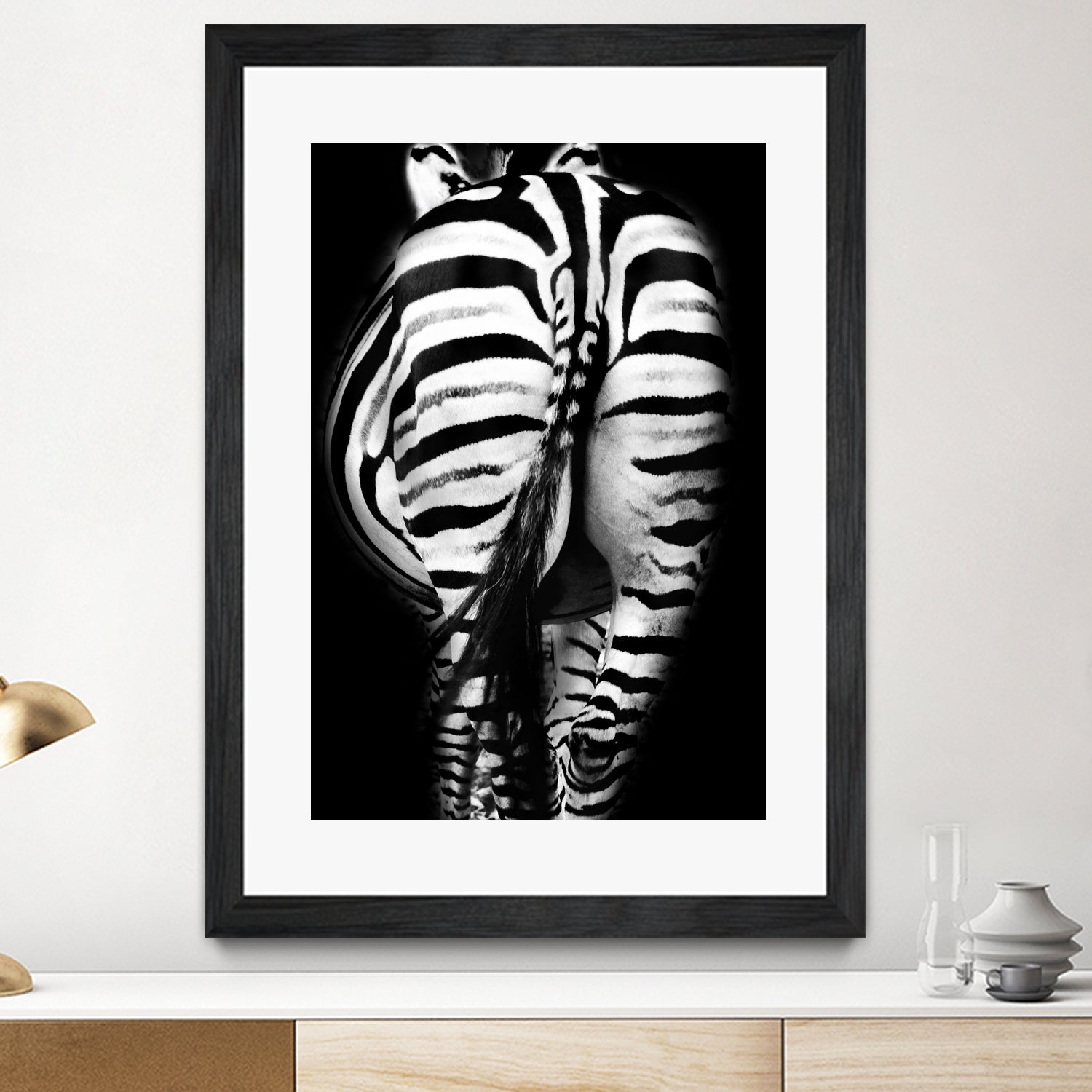 Stripes And Tails Monochrome by Irina Safonova on GIANT ART - gray photo manipulation