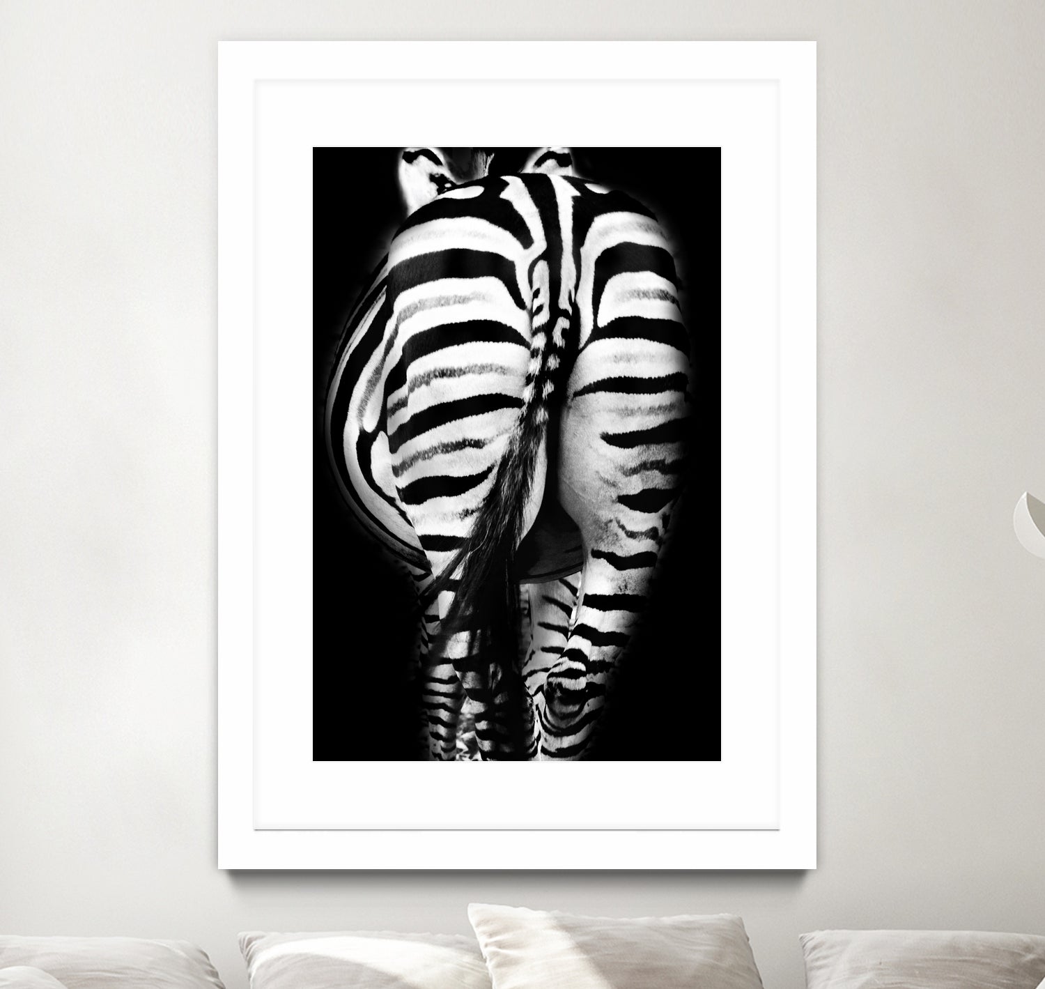 Stripes And Tails Monochrome by Irina Safonova on GIANT ART - gray photo manipulation