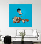 Music from Outer Space by Jason Ratliff on GIANT ART - blue digital painting