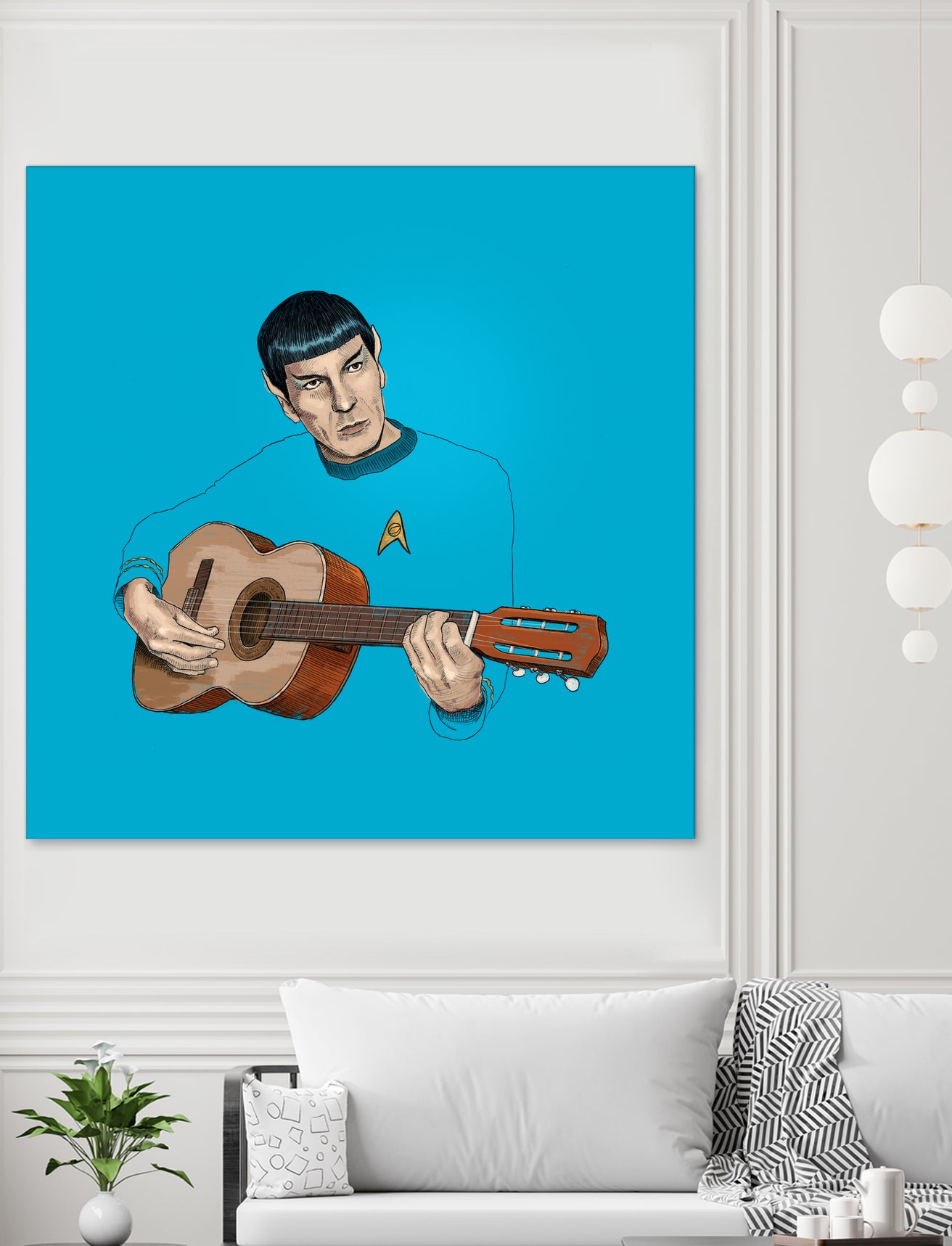 Music from Outer Space by Jason Ratliff on GIANT ART - blue digital painting