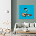 Music from Outer Space by Jason Ratliff on GIANT ART - blue digital painting