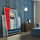 PICKLE RICK! by Christopher Sanabria on GIANT ART - green digital painting