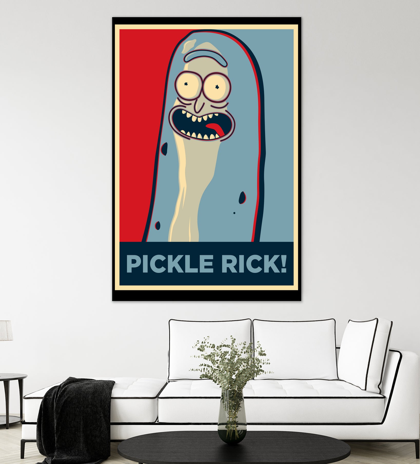 PICKLE RICK! by Christopher Sanabria on GIANT ART - green digital painting