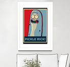 PICKLE RICK! by Christopher Sanabria on GIANT ART - green digital painting