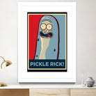 PICKLE RICK! by Christopher Sanabria on GIANT ART - green digital painting