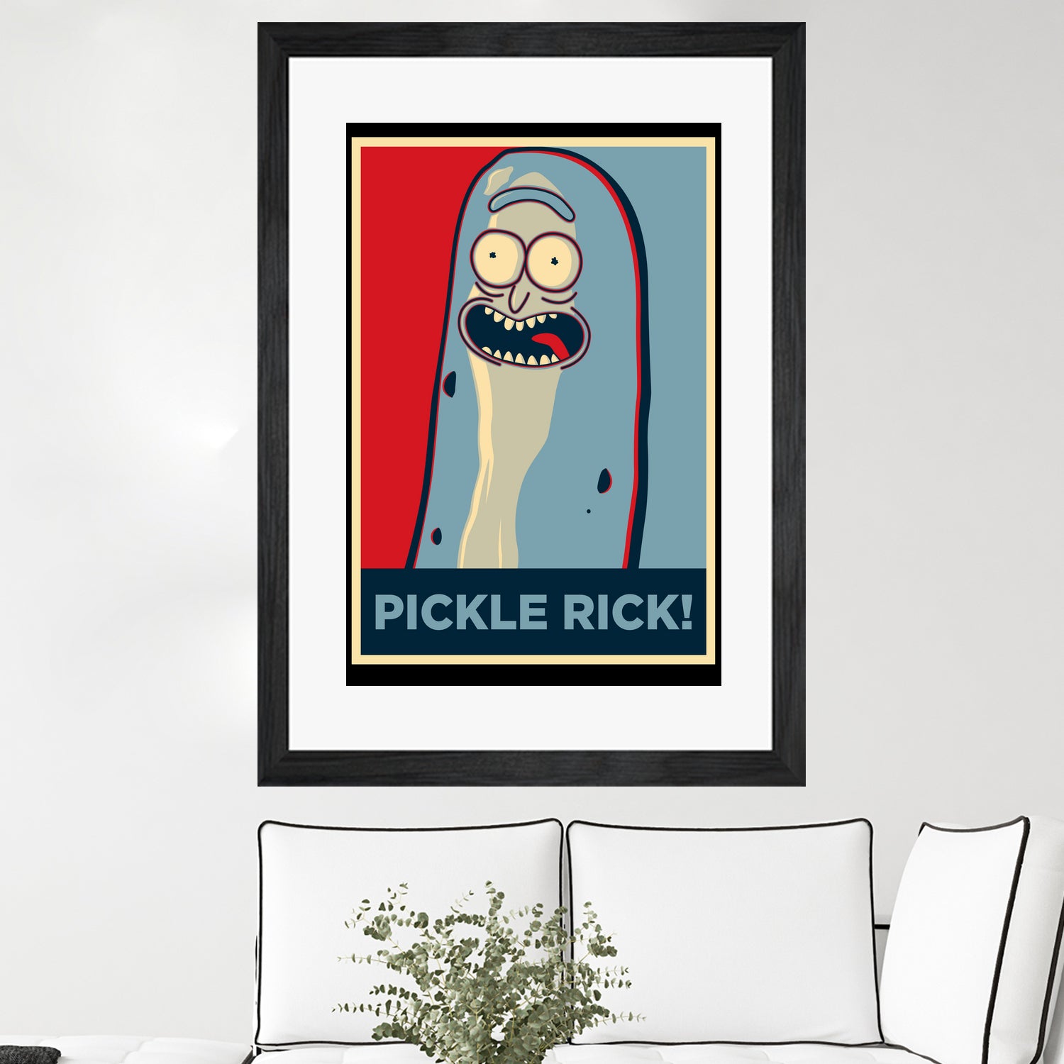 PICKLE RICK! by Christopher Sanabria on GIANT ART - green digital painting