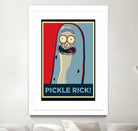 PICKLE RICK! by Christopher Sanabria on GIANT ART - green digital painting