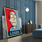 LOSER by Christopher Sanabria on GIANT ART - blue digital painting