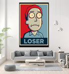 LOSER by Christopher Sanabria on GIANT ART - blue digital painting