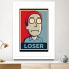 LOSER by Christopher Sanabria on GIANT ART - blue digital painting