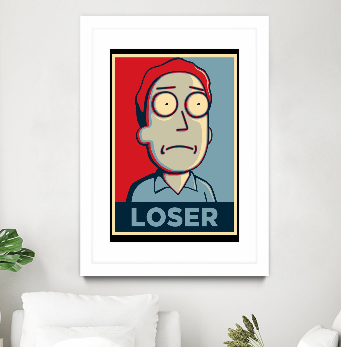 LOSER by Christopher Sanabria on GIANT ART - blue digital painting