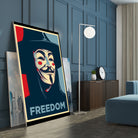 FREEDOM by Christopher Sanabria on GIANT ART - blue digital painting