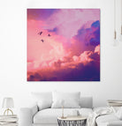 Oil of angels by Jorge Luis Miraldo on GIANT ART - pink digital painting