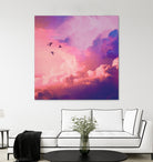 Oil of angels by Jorge Luis Miraldo on GIANT ART - pink digital painting